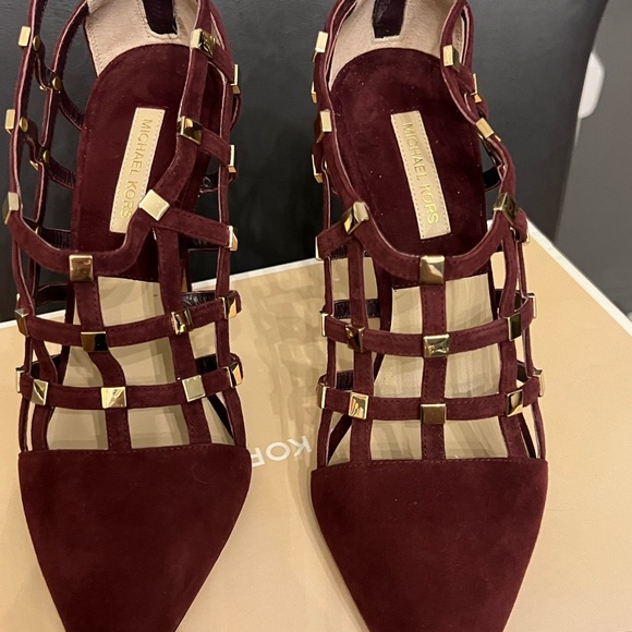 Michael Kors Agnes Pointed Toe Caged Stilettos - Picture 2 of 9